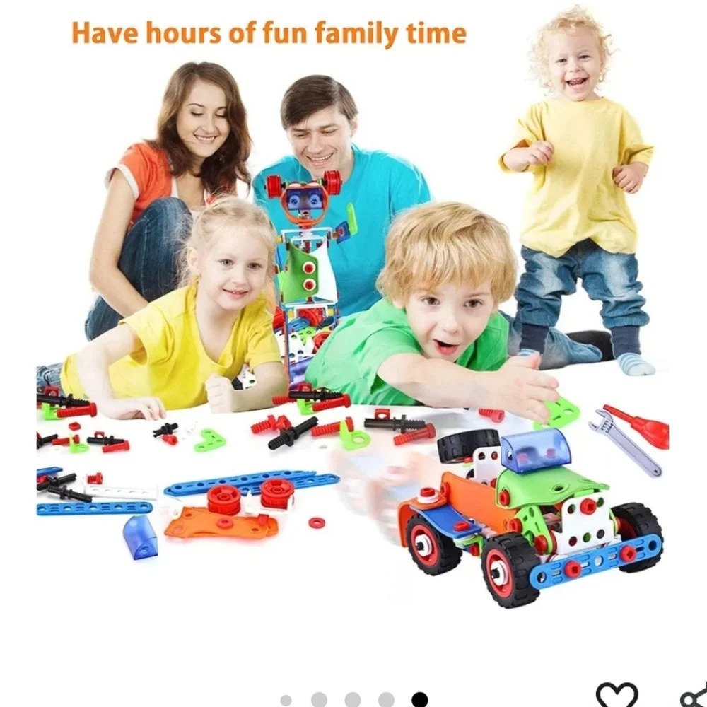 STEM Toys Building Blocks Kids Construction Toy Set Best Girls Boys Gifts